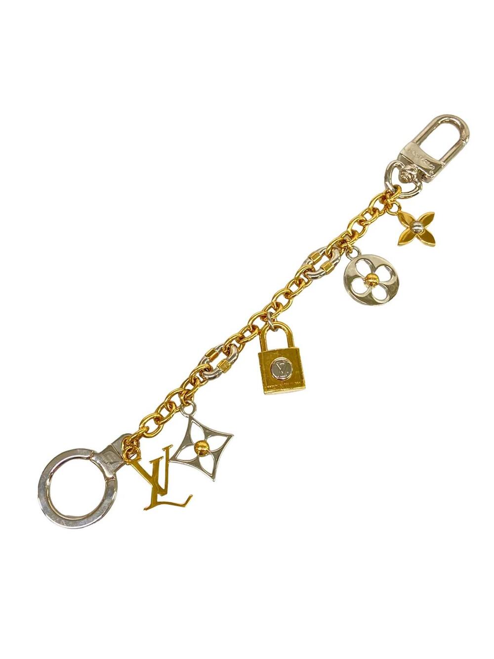 Louis Vuitton Gold Silver Bag Charm #346076L99B
